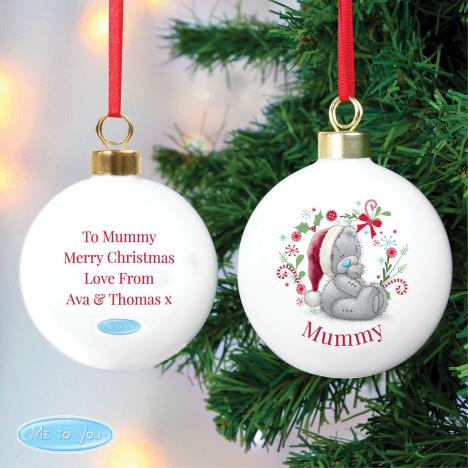 Personalised Me to You Bear Christmas Bauble Extra Image 3